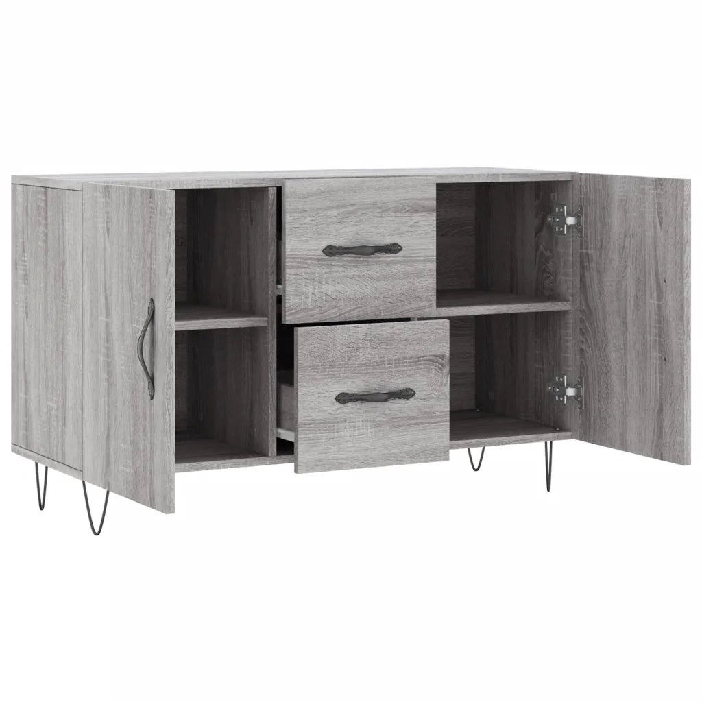 Credenza-Buffet-Armadio da cucina Grigio Sonoma 100x36x60 cm in Legno Multistrato 311708