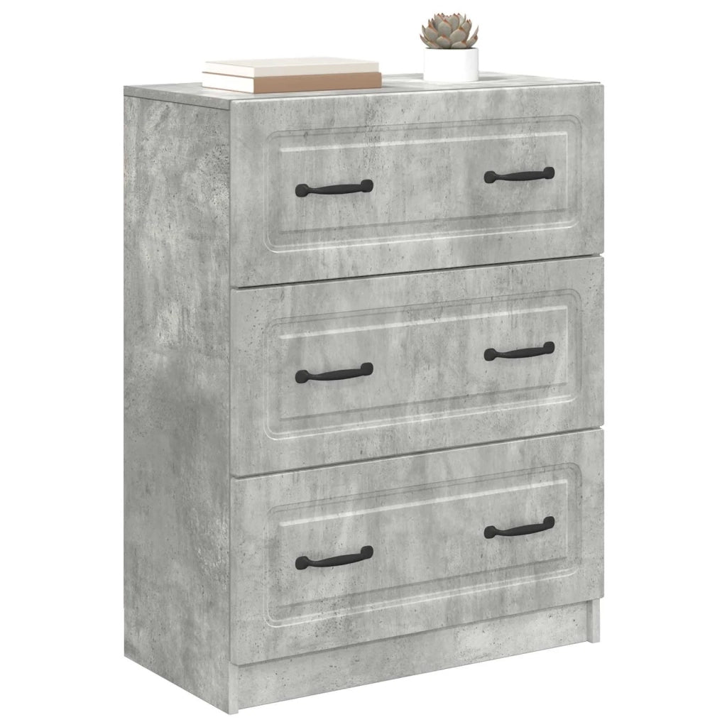 Mobile con Cassetti Grigio Cemento 66 x 34,5 x 87 cm 895758