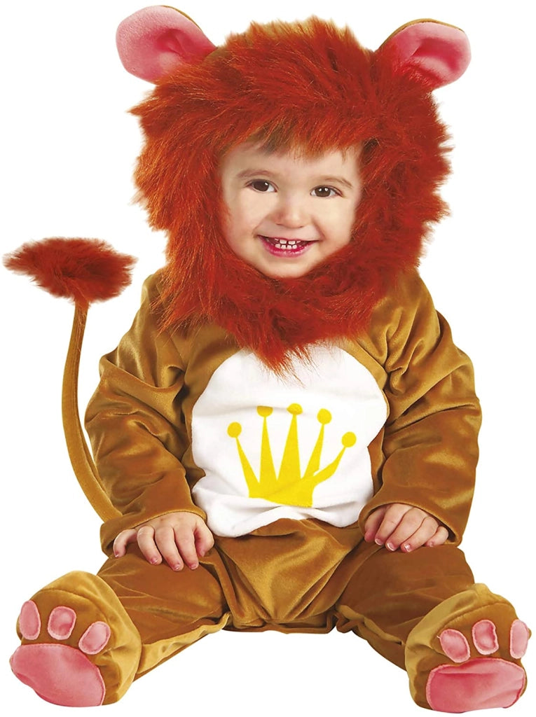 COSTUME CARNEVALE LION IL LEONCINO NEONATI 12-18 MESI 92 CM