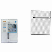 Trade Shop - Sacco A Rete Fine Forma Rettangolare Lavatrice Proteggi Bucato Zip 30x40cm 59989 -