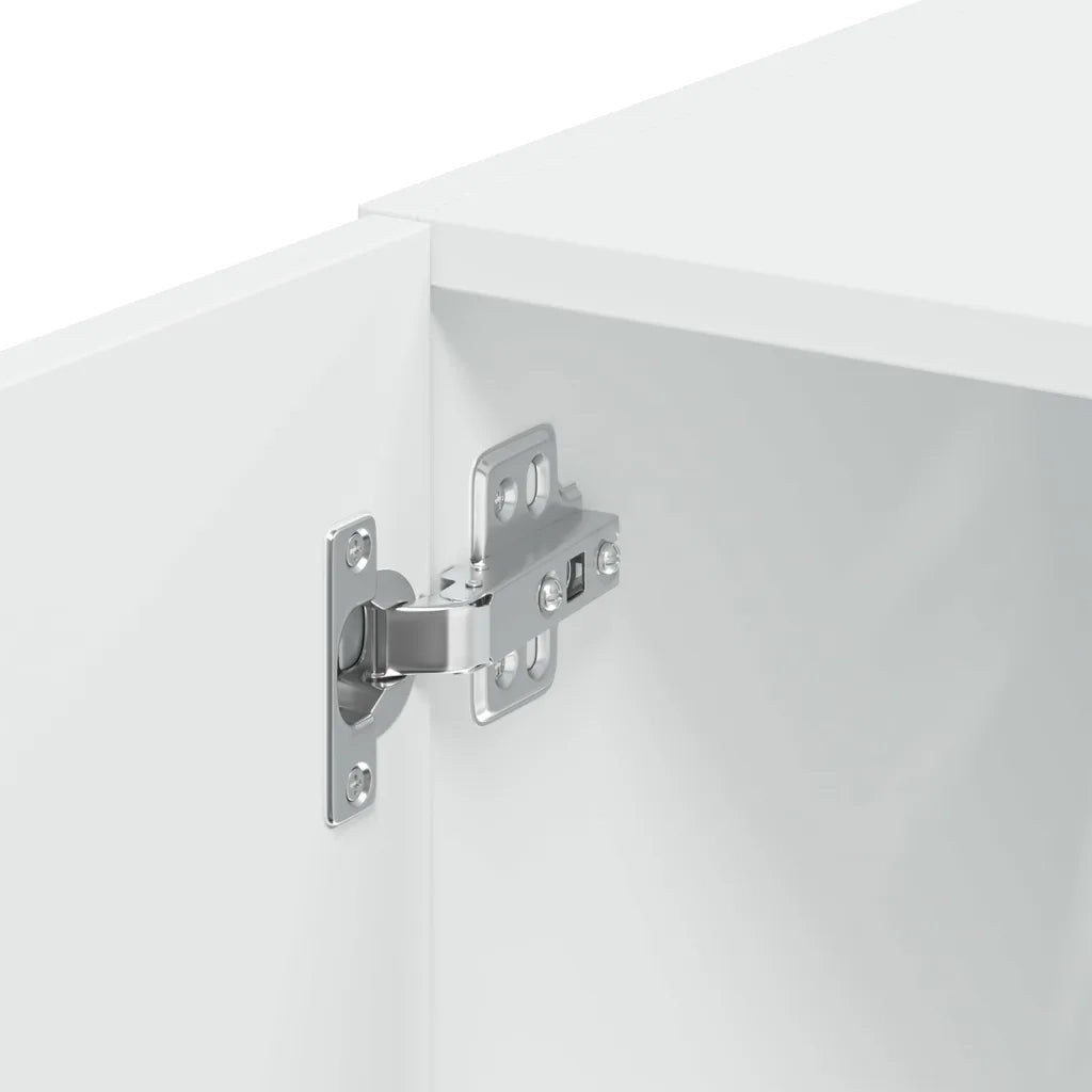 vidaXL Mobile a Parete Bianco 80x42,5x40 cm in Legno Multistrato