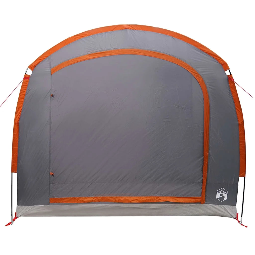 vidaXL Tenda Grigio e arancione 268 x 240 x 191 cm Poliestere