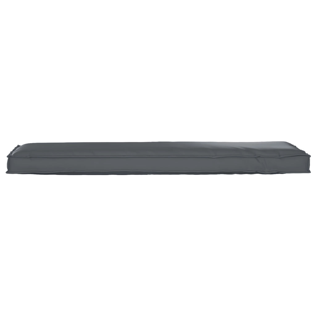 Cuscino per panchina Antracite 140x40x8 cm in tessuto Oxford