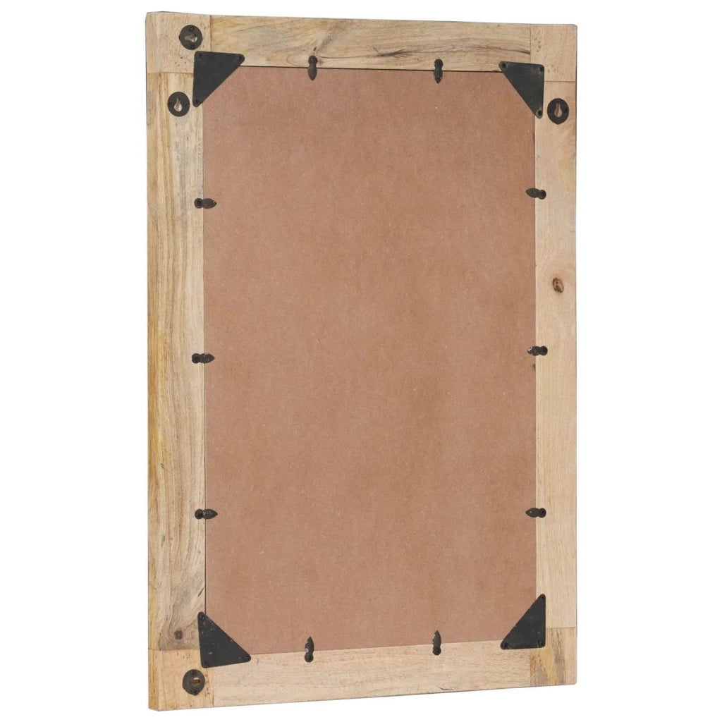 Specchio Montaggio a parete Marrone e Nero 70 x 50 x 3 cm Vetro 4018875
