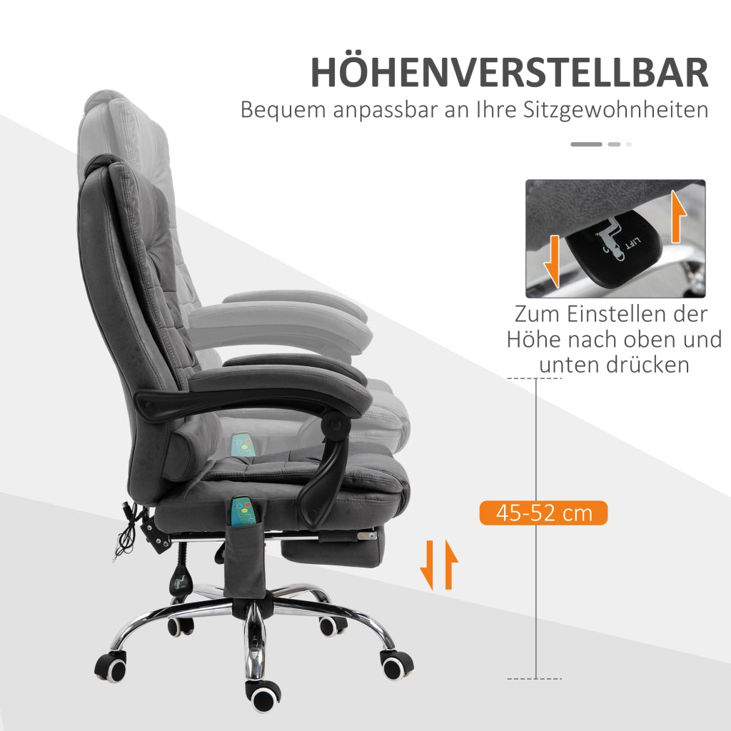 Sedia da ufficio ergonomica ¨C Minimal ¨C grigio 65x160x104cm