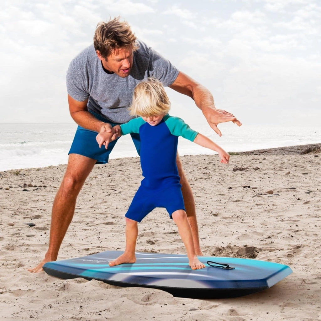 Tavola da surf 104 cm con nucleo eps e deck xpe, Boogie board per diversi usi e et¨¤ per spiaggia e piscina