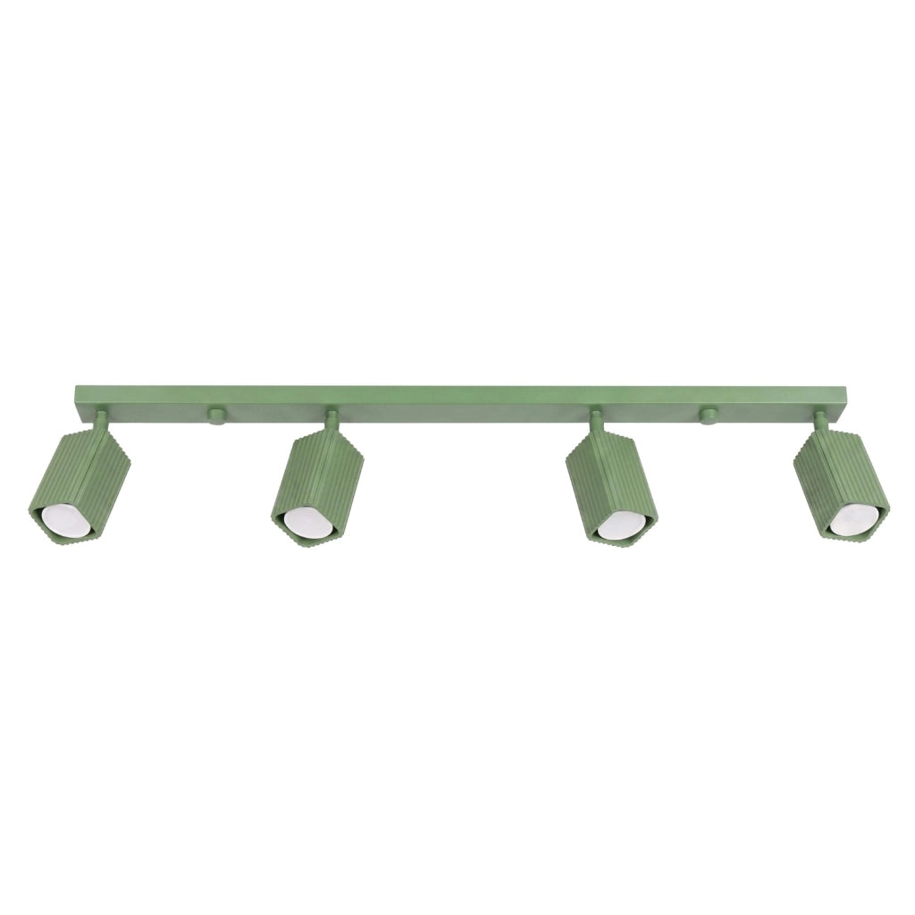Plafoniera RAYO 4L verde salvia