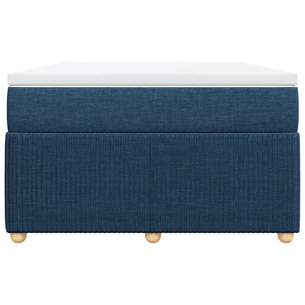 Giroletto a Molle con Materasso Blu 120x190 cm in Tessuto 3285559