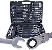 Set di chiavi a molla flessibili - 22 pezzi - 6-32 mm - Testa regolabile - Inclusa scatola di conservazione