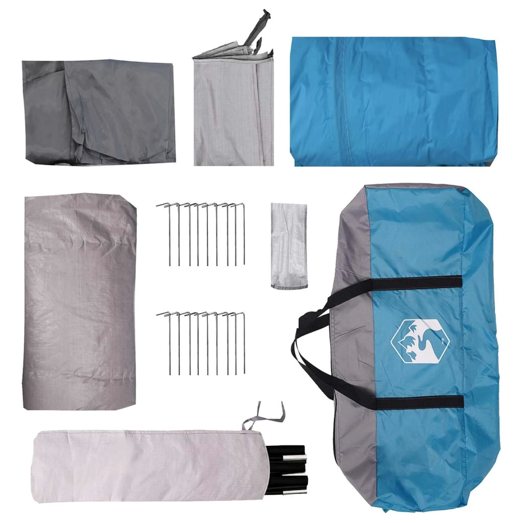 Tenda a tunnel Blu 366 x 244 x 198 cm Poliestere e Acciaio 42028666