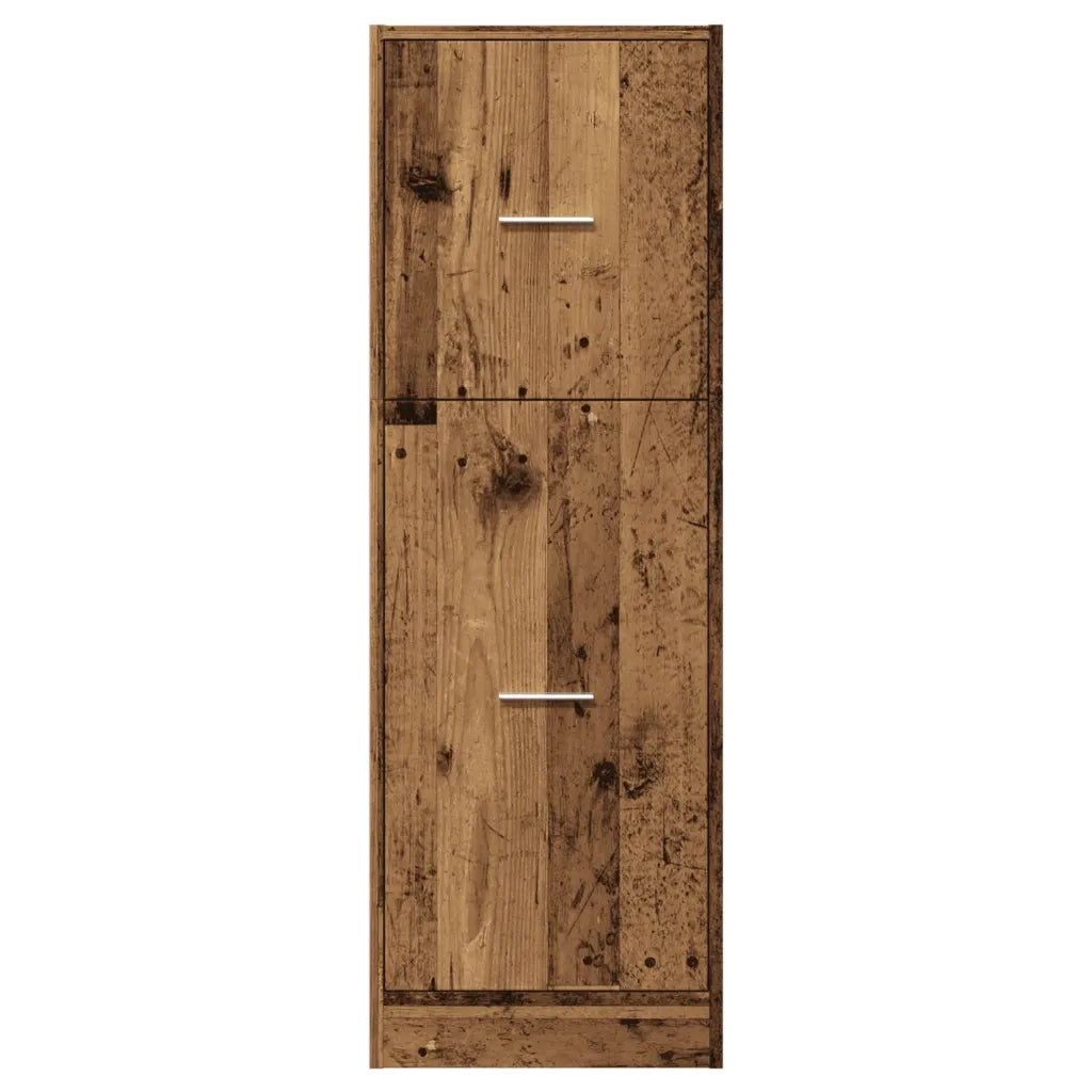 Armadietto da Farmacia Legno Vecchio 40x41x118 cm in Truciolato 855203