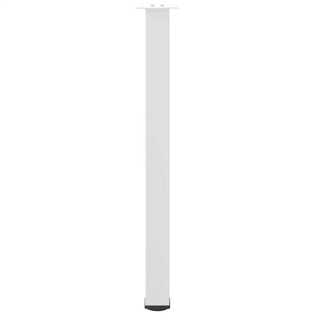 vidaXL Gambe per tavolo da bar 4 pz bianche 90-92 cm in acciaio