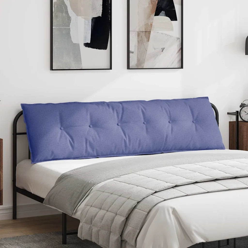 Cuscino per Schiena | Cuscino dorsale Blu jeans 180 x 19 x 50 cm Tessuto