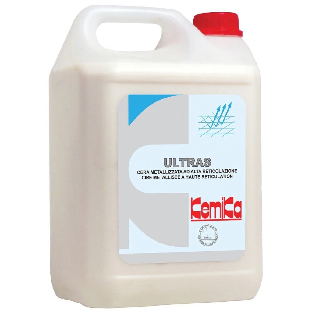 Ultras 5 Kg, Cera Metallizzata per Pavimenti Marmo, Granito, Gres | Kemika