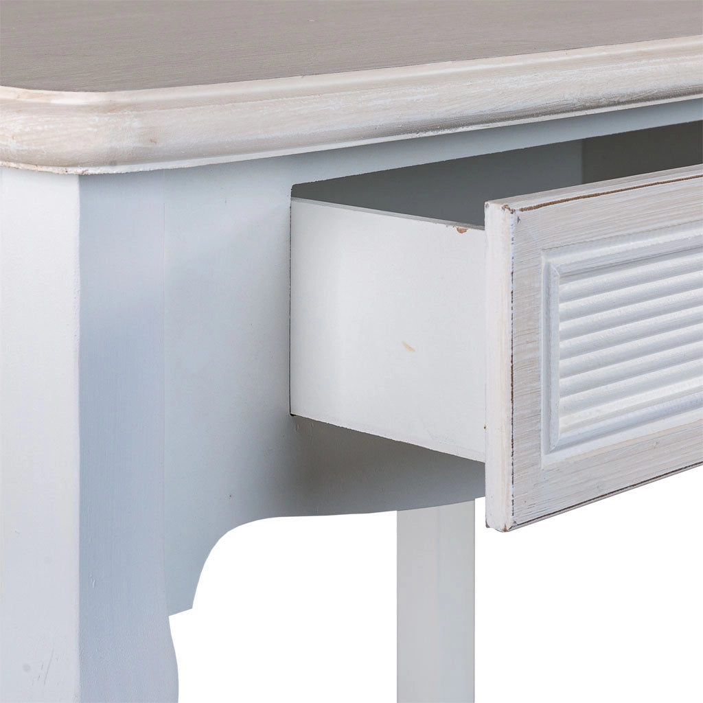 Mobile da ingresso in legno bianco 60x40x72,5h