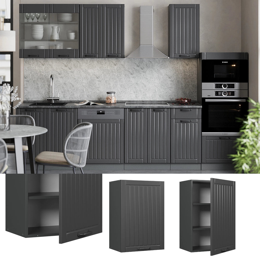 Vicco Pensile da cucina Grigio scuro 50 cm