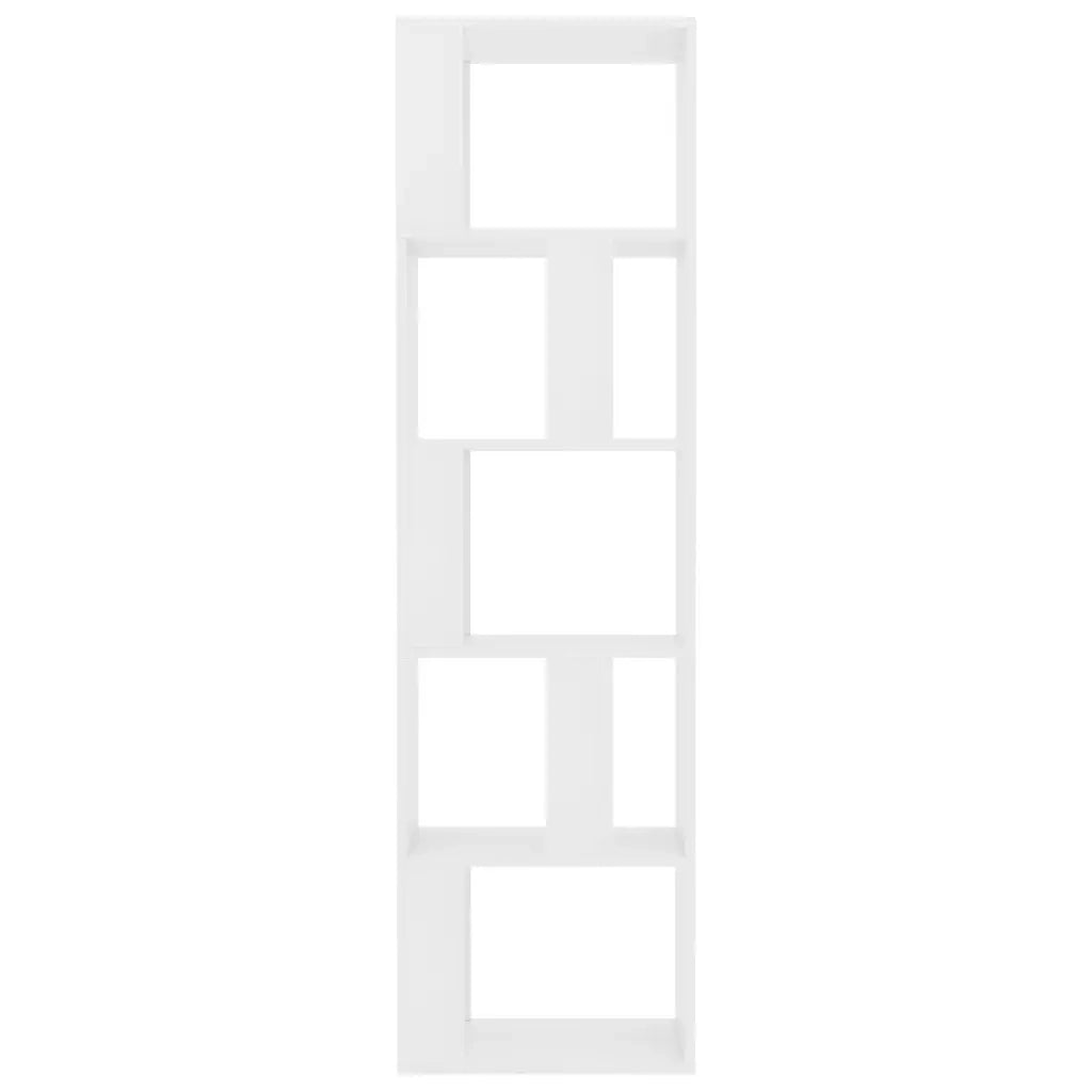 Libreria/Divisorio Bianco 45x24x159 cm in Legno Multistrato 800108