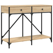 Tavolo Consolle | Tavolo d'Ingresso Rovere Sonoma 100x39x78,5 cm Legno Multistrato