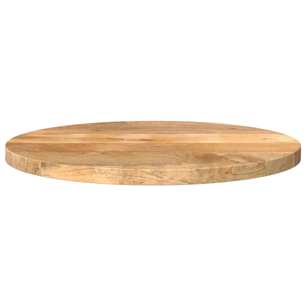 Piano per Tavolo Ã˜ 60x2,5cm Rotondo in Legno Massello di Mangocod mxl 116902