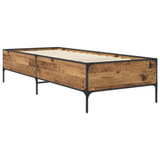 Letto singolo | Letto per adulti | Struttura del letto Legno antico 80 x 200 cm