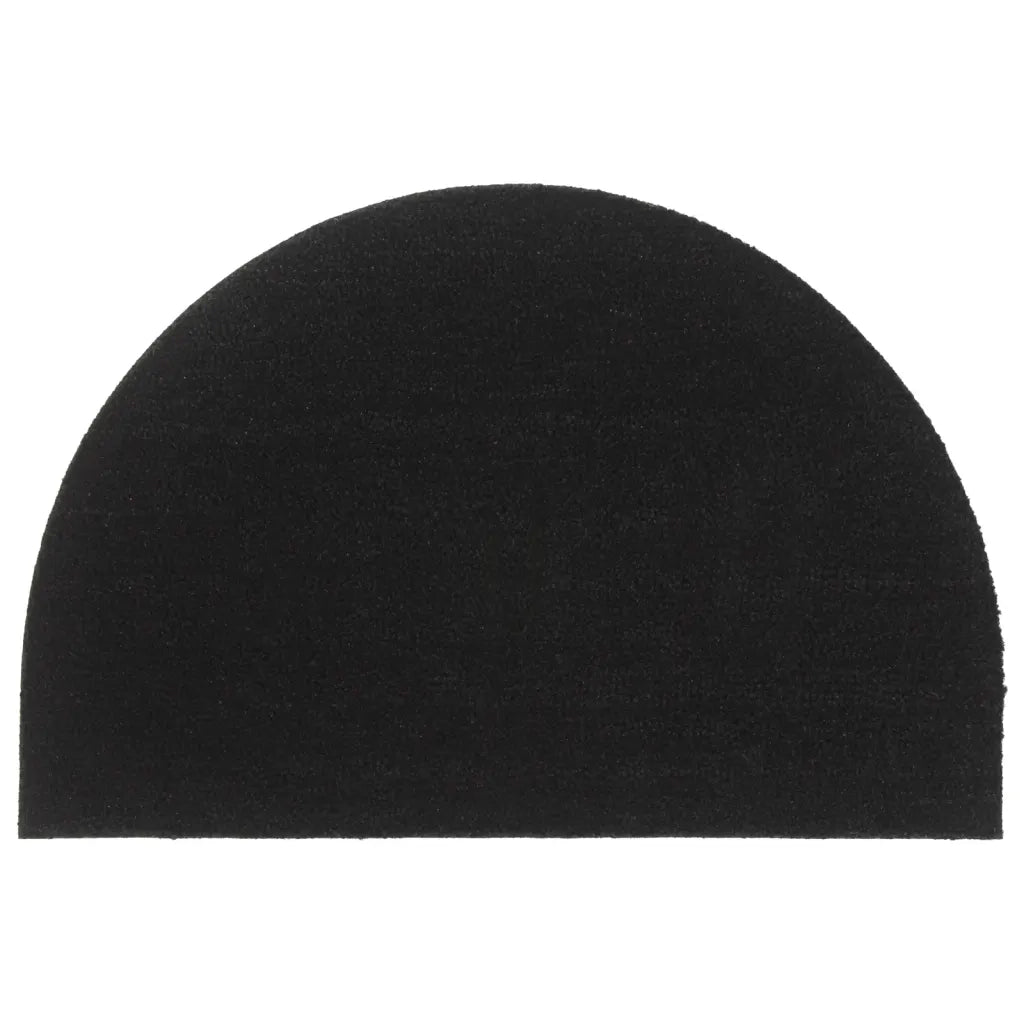 Zerbino Nero Mezzo Rotondo 60x90 cm Fibra di Coccocod mxl 110766