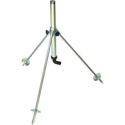 BASE TRIPODE X IRRIGATORE  ACCIAIO ZINCATO 11/4M+PORTAGOMMA H.CM 80