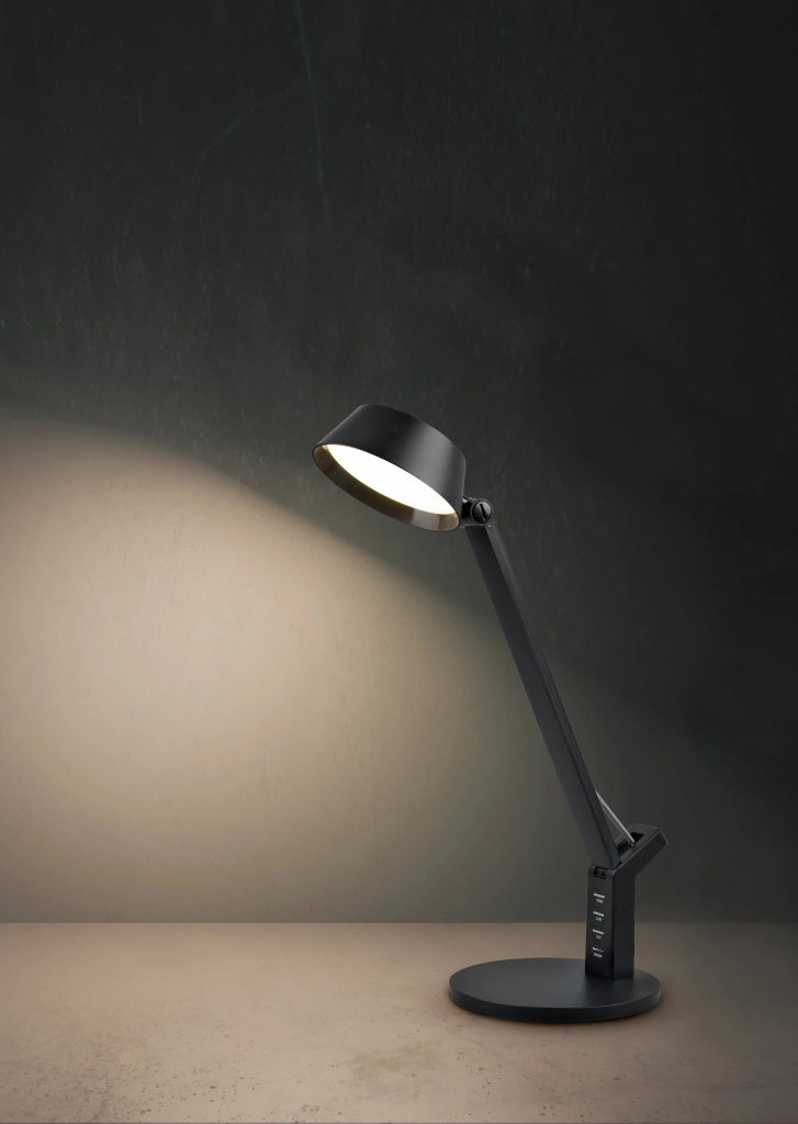 Studio da Interno a led in Plastica Nero Opaco