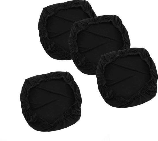Cuscino da Sedia Removibile - 4x Copricuscino - Elastico - Poliestere - Protezione contro Macchie - Per Cuscini fino a 45x45cm - Copricuscino da Sedia