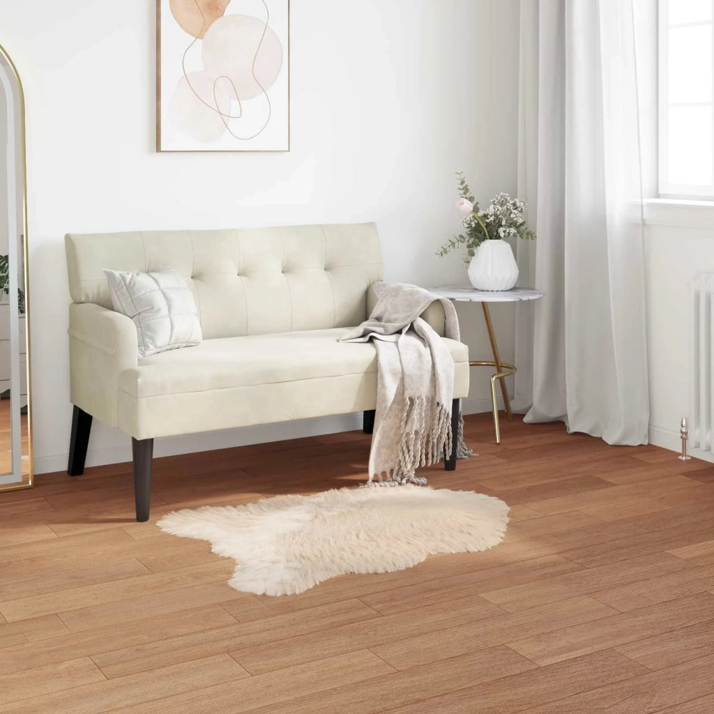 Tappeto in finta TAFALLA Beige 80 x 120 cm Poliestere