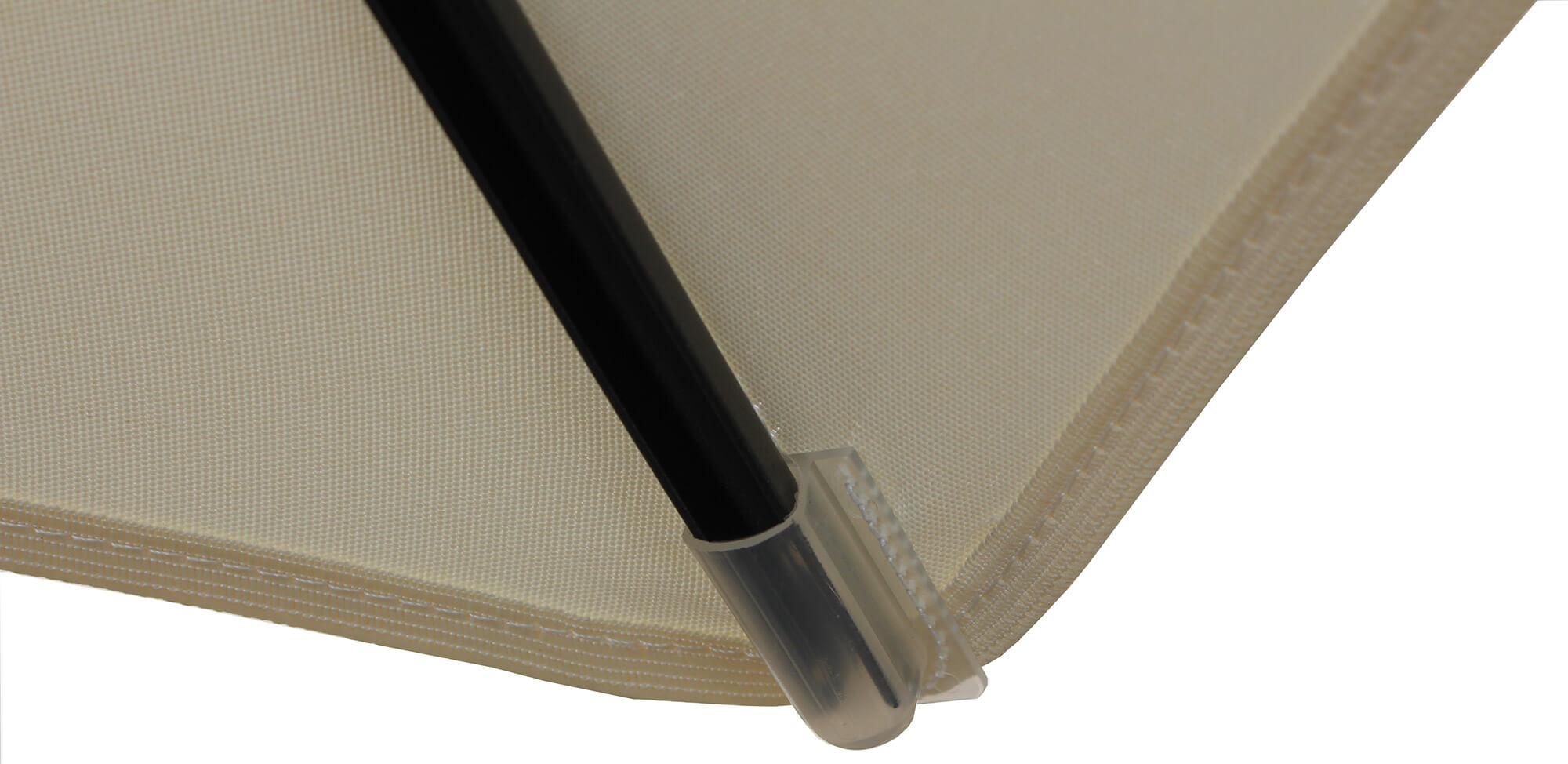 Ombrellone da Giardino Ø 2,5 m Palo Ø27 mm in Acciaio Maffei Kronos Ecrù