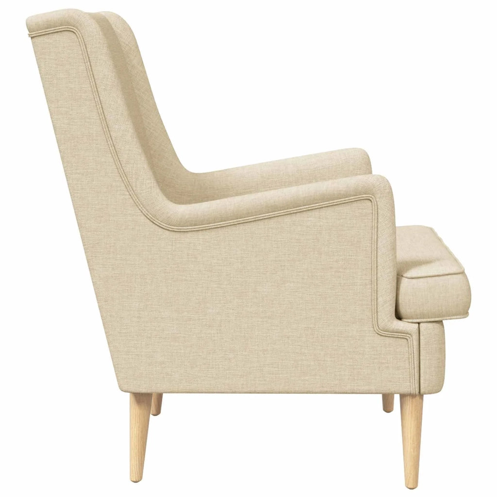 Poltrona | Sedia Relax Crema Tessuto