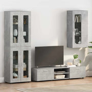 Armadio in Legno Grigio cemento 50 x 29 x 100 cm 880224