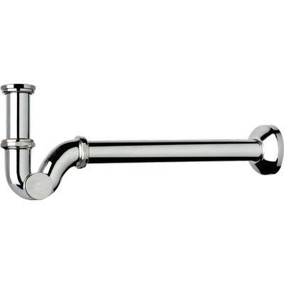 SIFONE CR A P ISPEZIONE LATERALE TEA  OTTONE CROMATO 11/4 CANNA CM 25