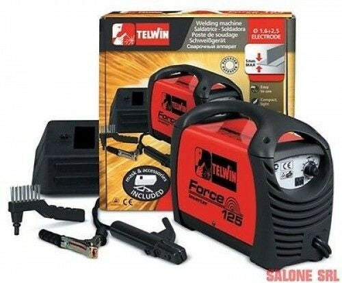KIT SALDATURA SALDATRICE Inverter TELWIN FORCE 125 230V PROFESSIONALE
