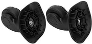 Set di ruote di scorta per bagagli - Nero PP - Stile - Leggero - Ruote universali - Unico sistema di guida - Materiali di alta qualità - Ruote per valigie