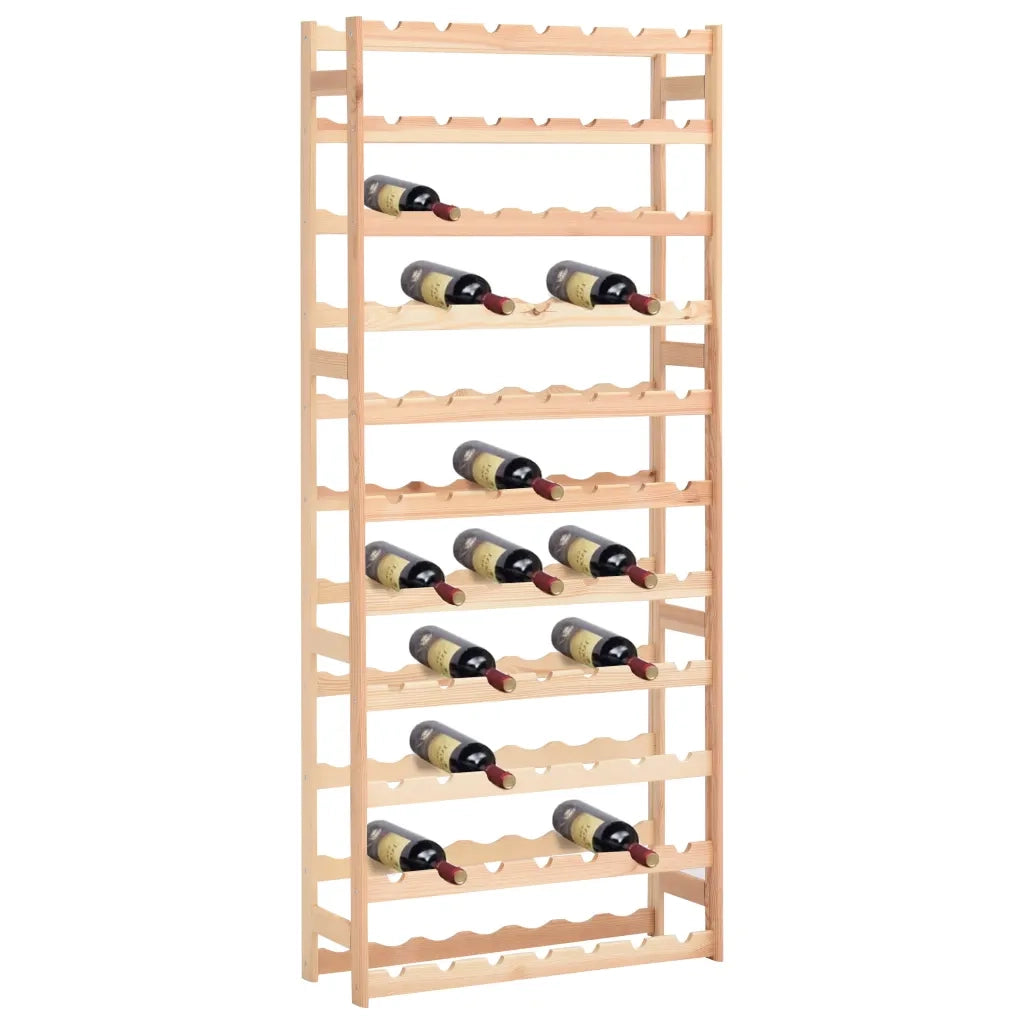 Portavini da 77 Bottiglie in Legno di Pino CFW4864455