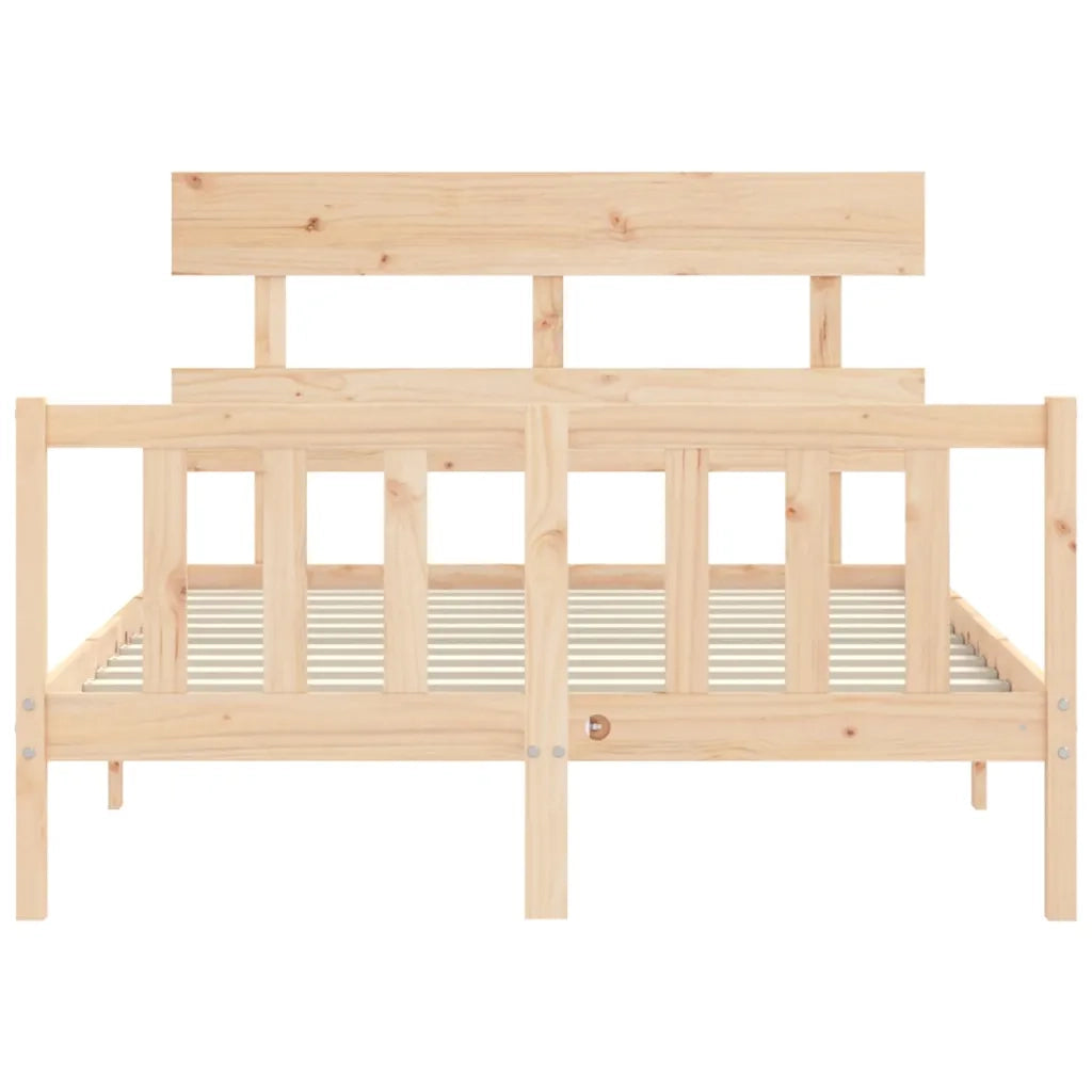 Giroletto senza Materasso-Struttura Letto 120x200 cm in Legno Massello di Pino 913662