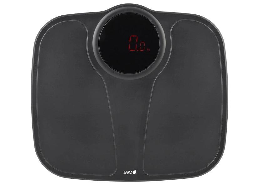 Bilancia Pesapersone da Bagno Digitale in Abs Nera 200 kg 100 gr
