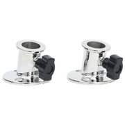 Basi Rotonde Bimini per Tubo 26 mm 2 pz in Acciaio Inossidabile 94868