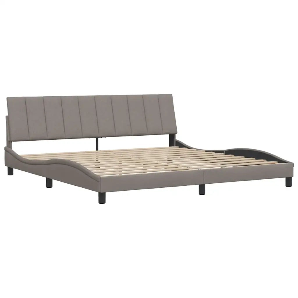 Giroletto senza Materasso Hanko Tortora 200x200 cm in Tessuto 3310416