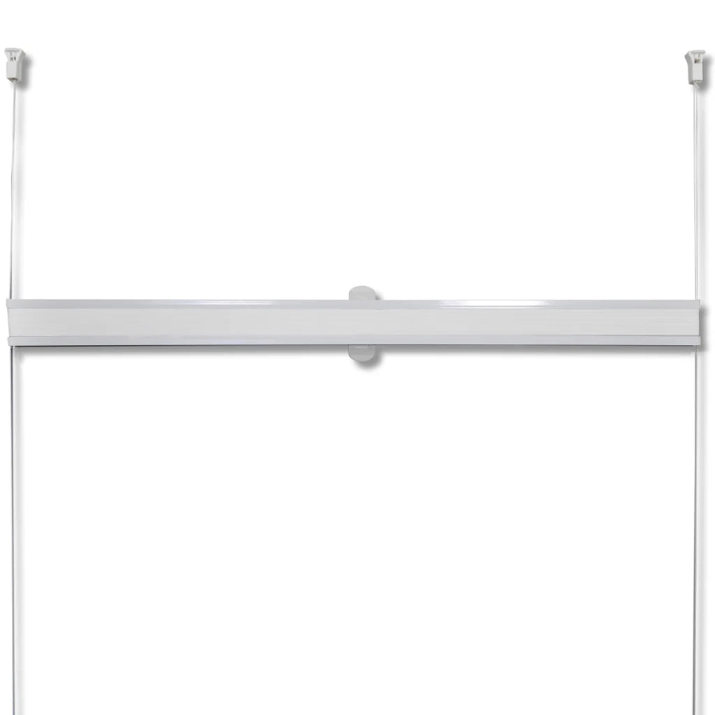 Tenda plissettata bianca 110 x 200 cm 4102191