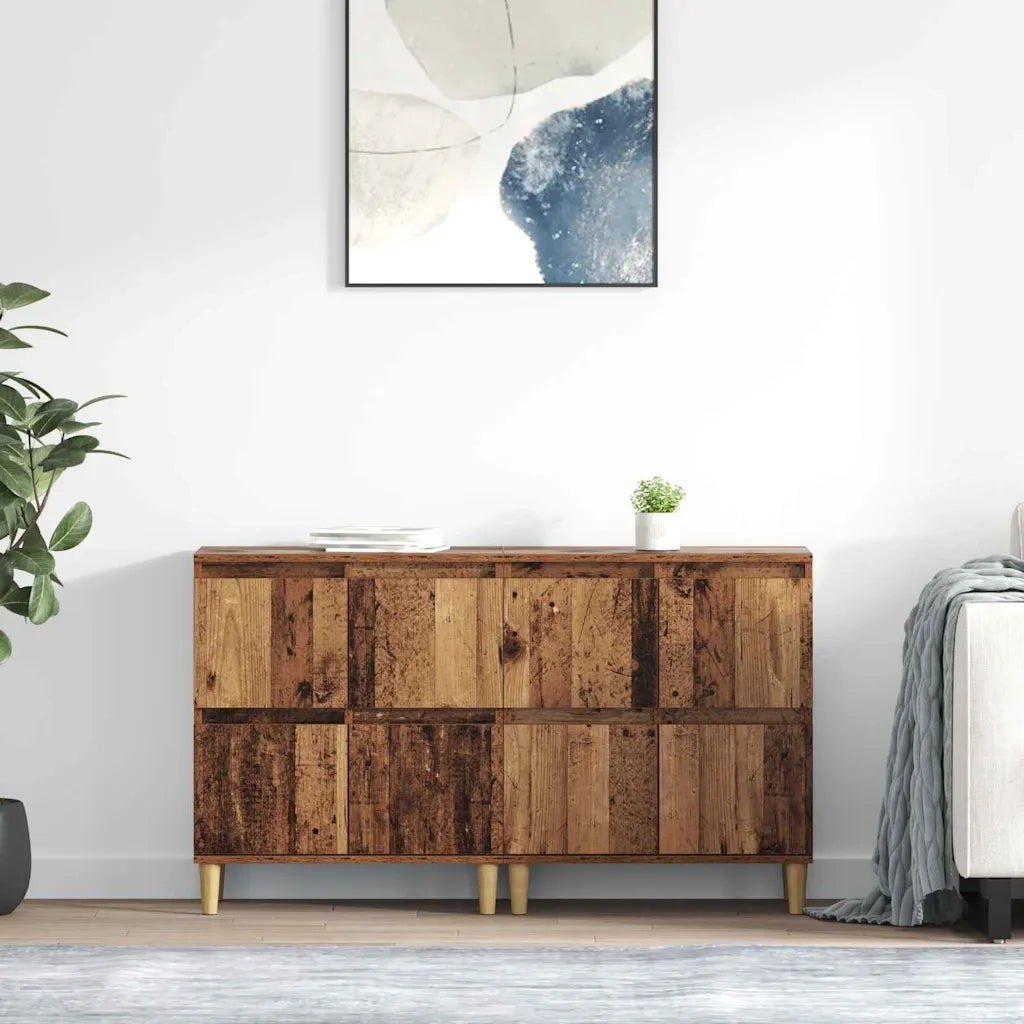 Sideboards 2 pcs Legno vecchio 60 x 35 x 70 cm 3415570