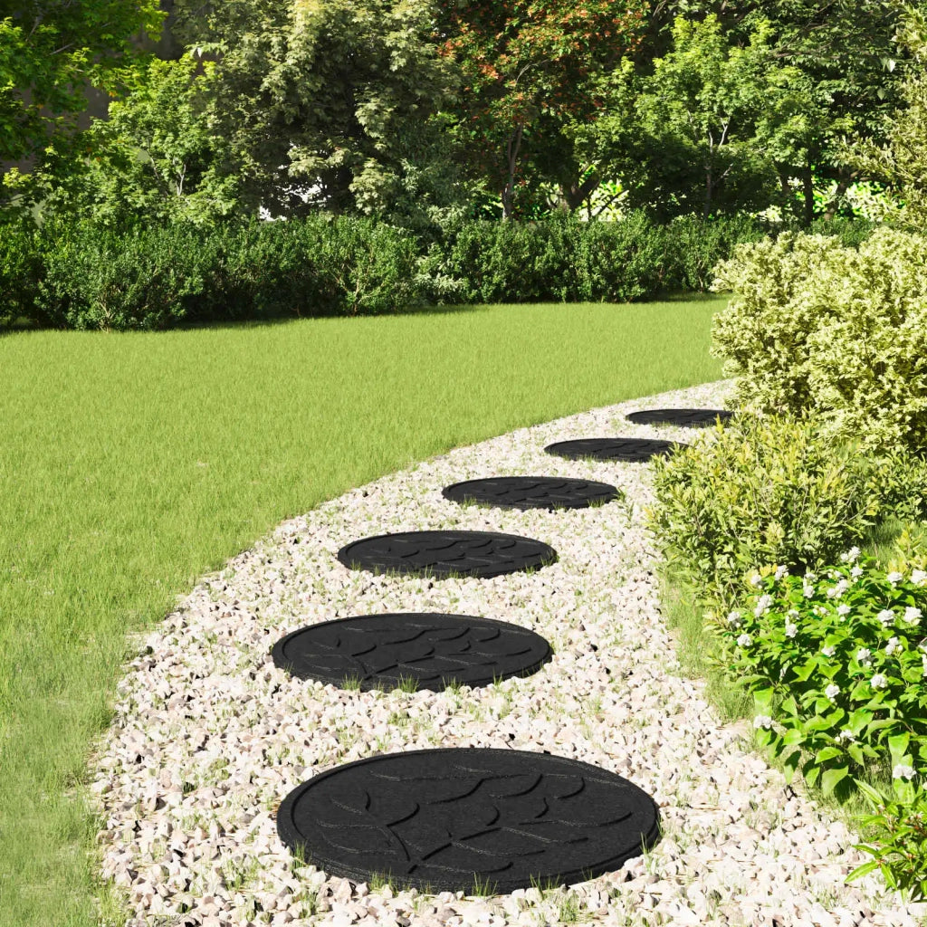 Pietra da Passo 6 pz Nero ? 44 x 2 cm Gomma CFW6281283