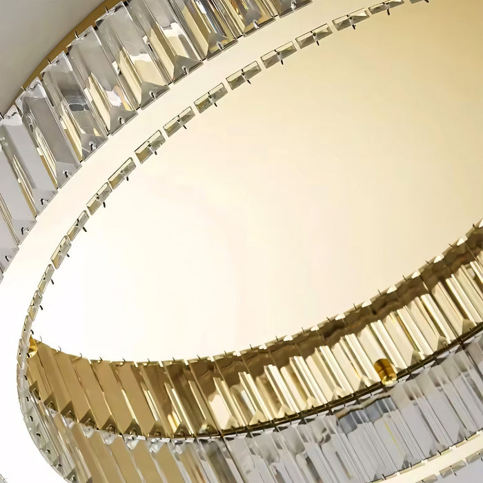 Lampadario A Soffitto In Cristallo App1721-c 50 Cm Oro