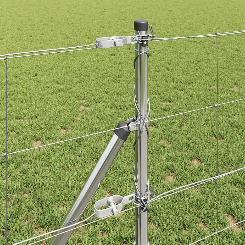 Palo della recinzione Zincato 100 x 0,8 m Acciaio