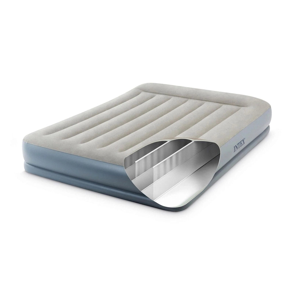 Intex 64118ND Materasso Dura-Beam Pillow Rest Mid-Rise Matrimoniale Autogonfiante 152x203x30 cm Matrimoniale Versione 2023