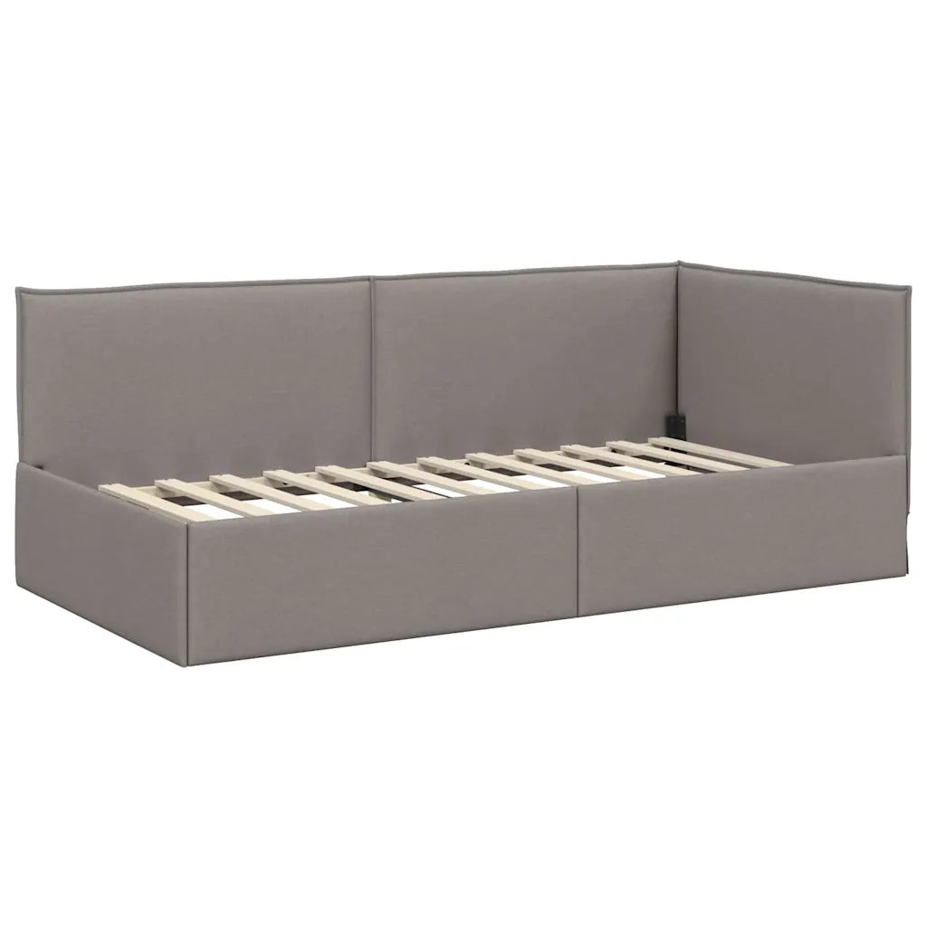 Cornice del letto ad angolo Talpa 100 x 200 cm Tessuto 42016476