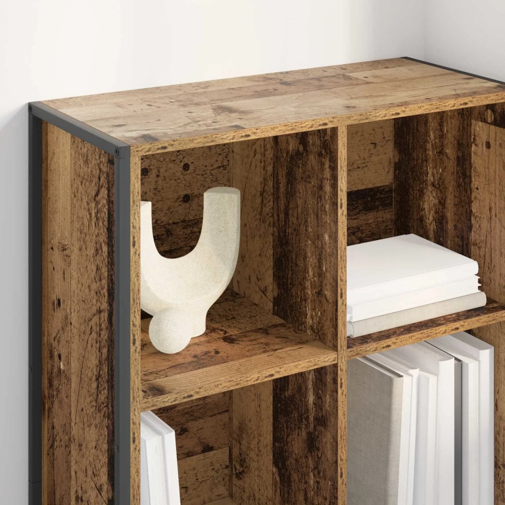 Armadio per Libri Legno vecchio 99.5 x 30 x 108.5 cm