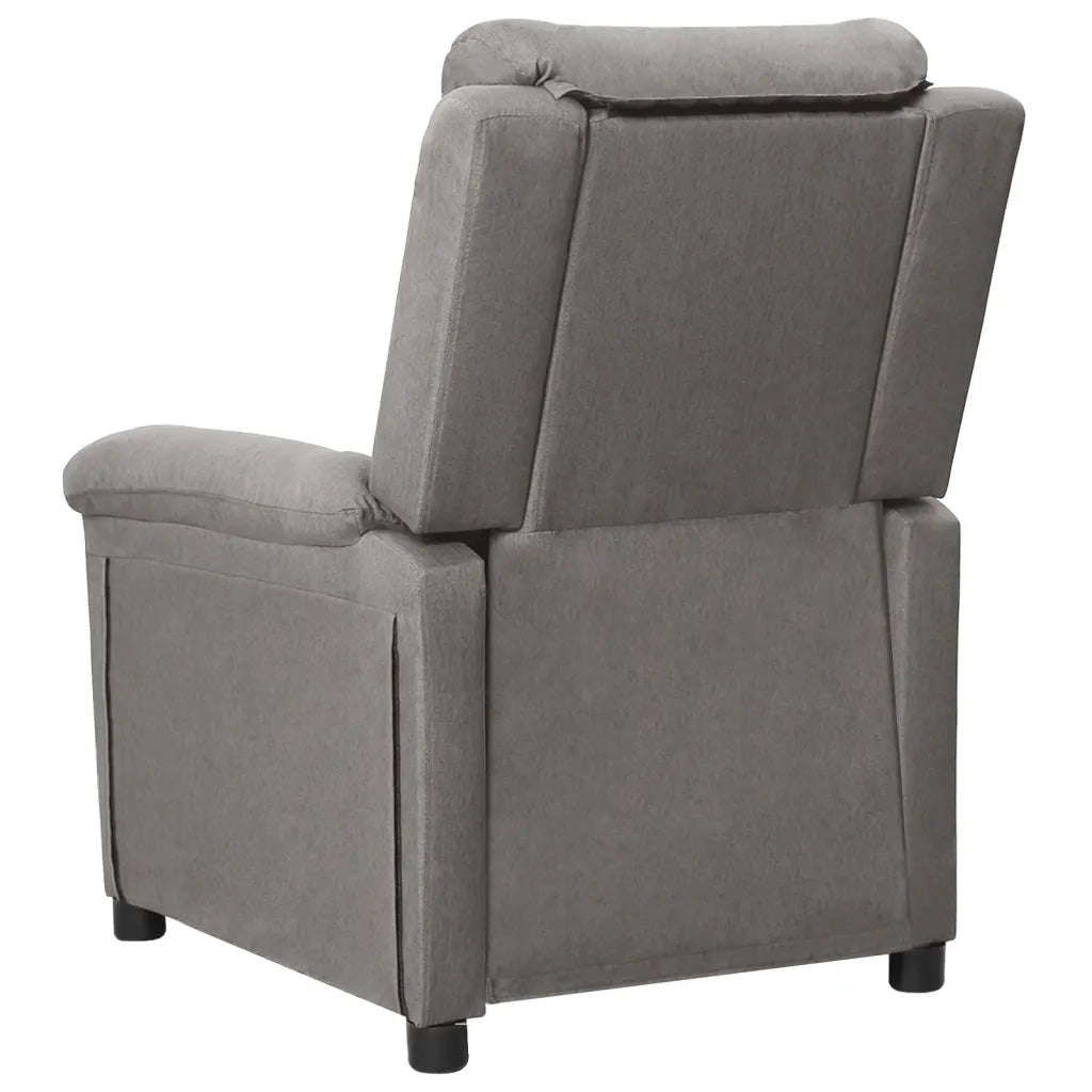Poltrona Elettrica Reclinabile Grigio Chiaro in Tessuto cod mxl 6863