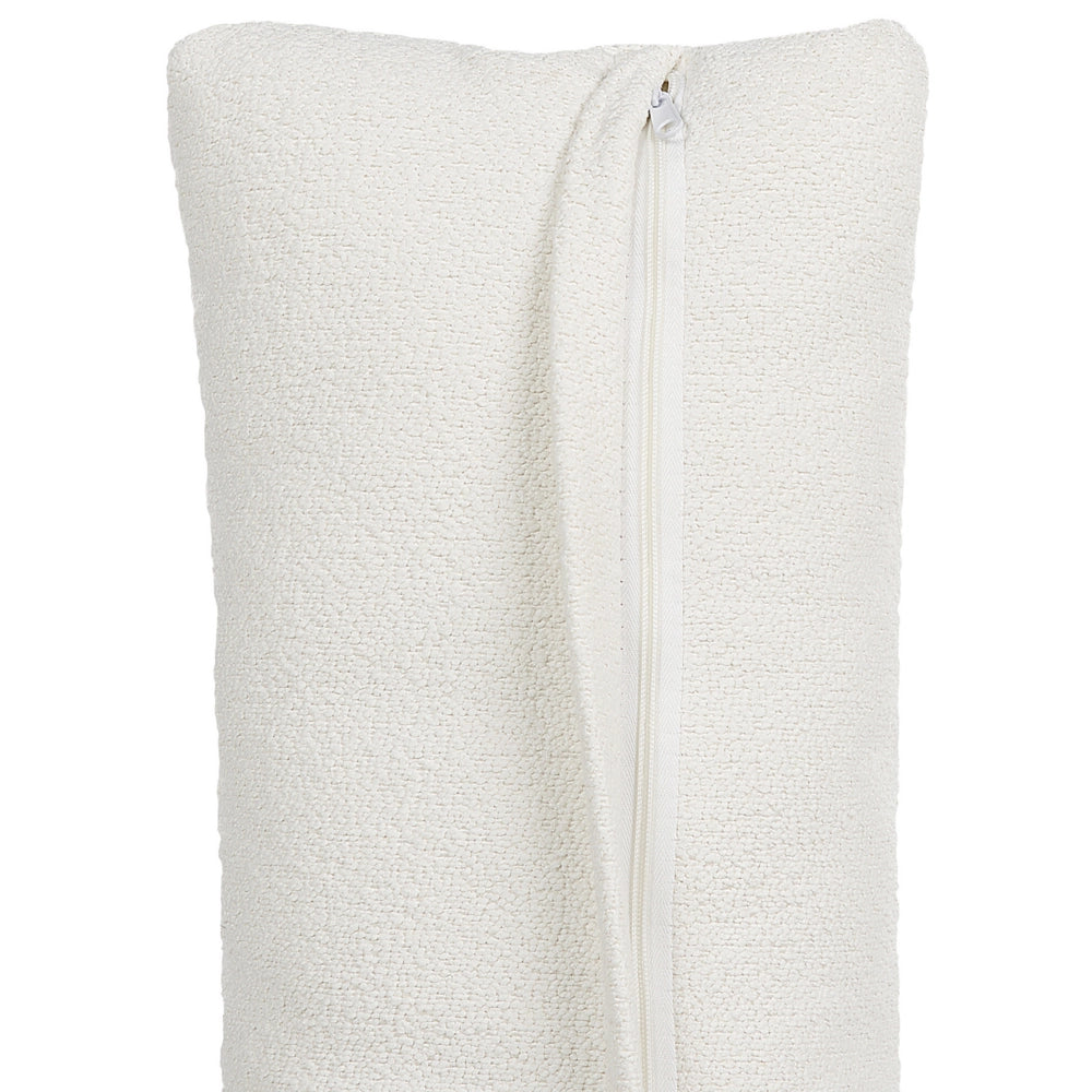 Sezione di seduta ad angolo Boucle bianco Modulo divano a 1 posto Moderno a 1 posto